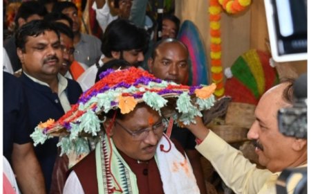 मुख्यमंत्री निवास में हरेली उत्सव: दिखी परंपरा और प्रगति की अनूठी झलक