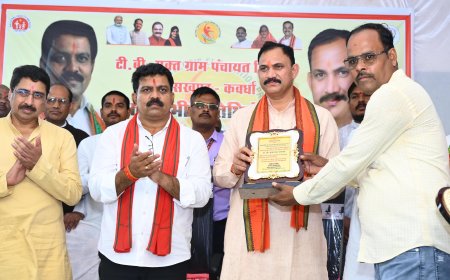 जिंदा बना प्रदेश का पहला टीबी मुक्त गांव  - उपमुख्यमंत्री विजय शर्मा और स्वास्थ्य मंत्री ने पंचायत को दिया प्रमाण पत्र