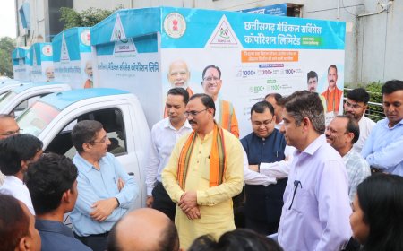 अब नहीं रुकेगी दवाओं की डिलीवरी! छत्तीसगढ़ में दौड़ेंगी हाईटेक मेडिकल वैन
