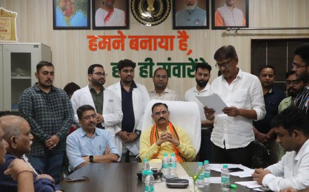 स्वास्थ्य मंत्री को धन्यवाद ,स्वास्थ्य सेवाओं में सुधार की मांग*  