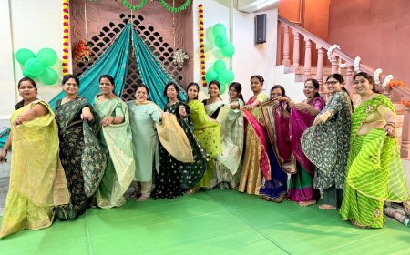 गुनगुनाते, झूमते, खेलते हुए मनाया सावन उत्सव