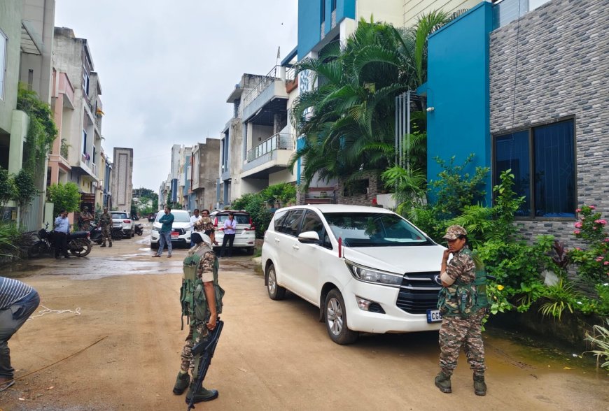 रायपुर में ईडी की छापेमारी, भाठागांव में कमलकांत पाटनवार के घर रेड जारी