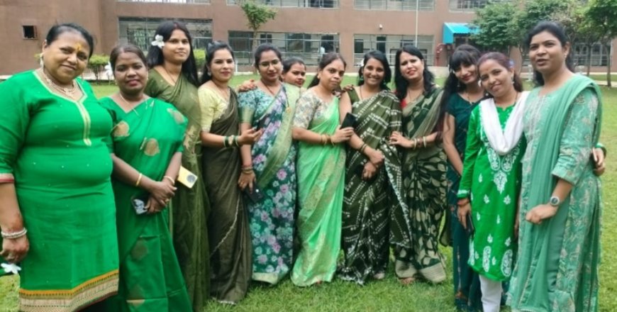 इंद्रावती भवन की मातृ शक्तियों ने सावन उत्सव में दिखाया पारंपरिक रंग 