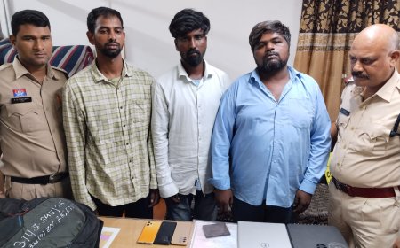 हॉस्टल में घुसे तमिलनाडु के चोर, 1.5 लाख की चोरी कर भागने की फिराक में पकड़े गए