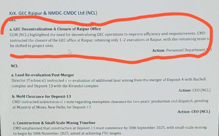 आरोप , एनएमडीसी के जीईसी रायपुर को बंद करके हैदराबाद ले जाने पर भाजपा नेता मौन क्यों हैं?