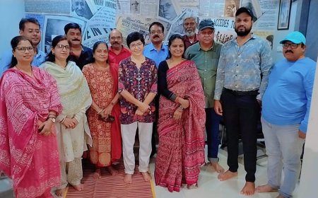 स्त्री नेतृत्व की  नया अध्याय : रायपुर जसम की कमान अब जया जादवानी के हाथों में