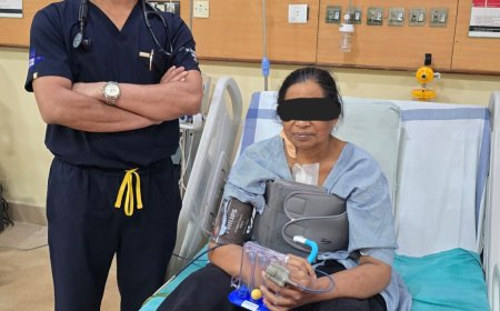 हार्ट सर्जरी कीर्तिमान , 95% ब्लॉकेज, अंबेडकर में महिला को मिला नया जीवन 