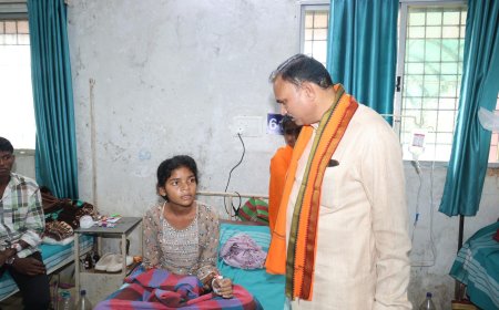 किशोरी बालिका की आंखों का अब रायपुर में  होगा इलाज