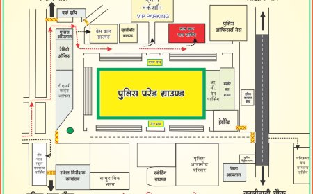 15 अगस्त परेड के लिए ट्रैफिक व पार्किंग व्यवस्था