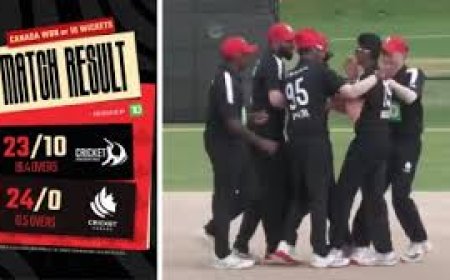5 गेंदों में खत्म वनडे! कनाडा ने रचा क्रिकेट का अनोखा कारनामा
