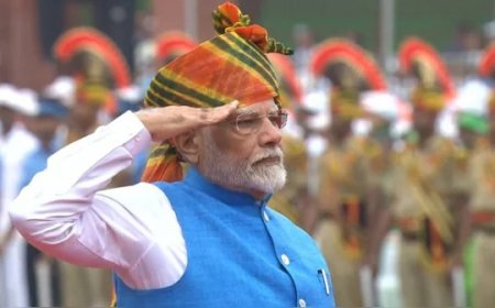 लाल किले से 'नए भारत' का शंखनाद