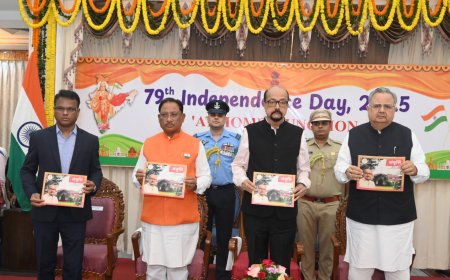 राज्यपाल श्री डेका ने संवृत्ति बुक का किया विमोचन