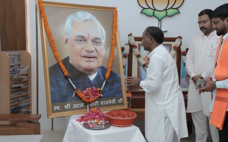 अटल जी के सपनों के अनुरूप छत्तीसगढ़ का विकास हो रहा : पवन साय