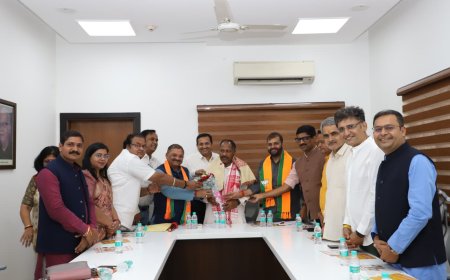 भाजपा के नव नियुक्त प्रदेश मीडिया संयोजक एवं प्रवक्ताओं ने संभाला पदभार