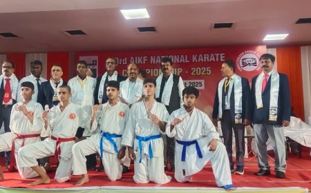 33वीं राष्ट्रीय कराते प्रतियोगिता में  मध्यप्रदेश ने मारी बाजी   