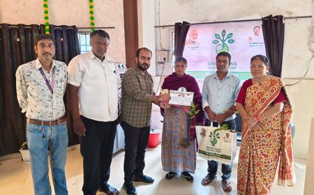 ग्रीन पालना अभियान - नवजात के स्वागत में मिली हरियाली की सौगात