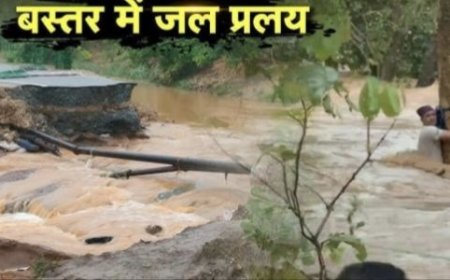 बस्तर में बाढ़ का कहर: 68 से ज्यादा ग्रामीण सुरक्षित निकाले गए, CM ने जापान से ली जानकारी