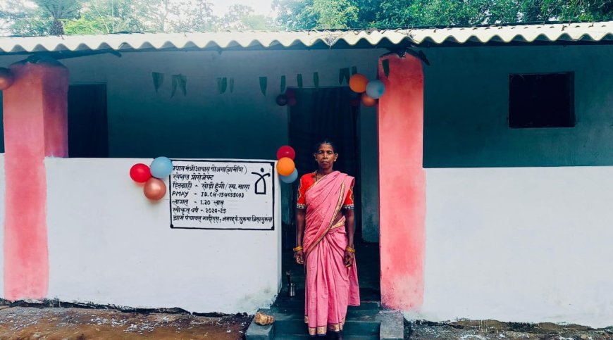 सफल प्रयास ,नक्सल पीड़ित को मिला आशियाना, सपना हुआ साकार