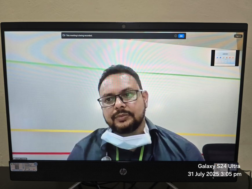 ऑनलाइन उन्मुखीकरण, रायपुर में स्वास्थ्य नवाचार- मेडी गुरू शुरू 