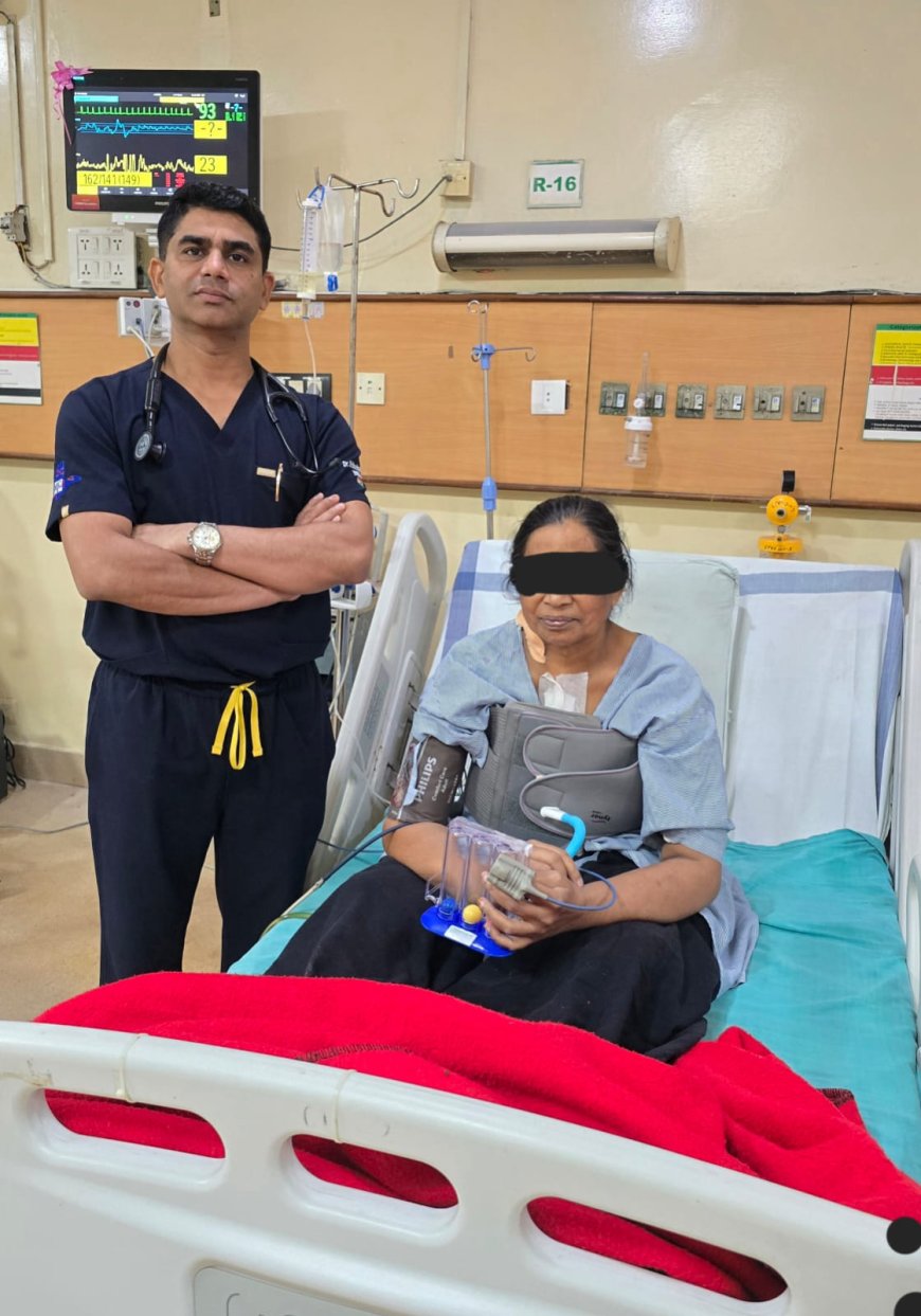 हार्ट सर्जरी कीर्तिमान , 95% ब्लॉकेज, अंबेडकर में महिला को मिला नया जीवन 