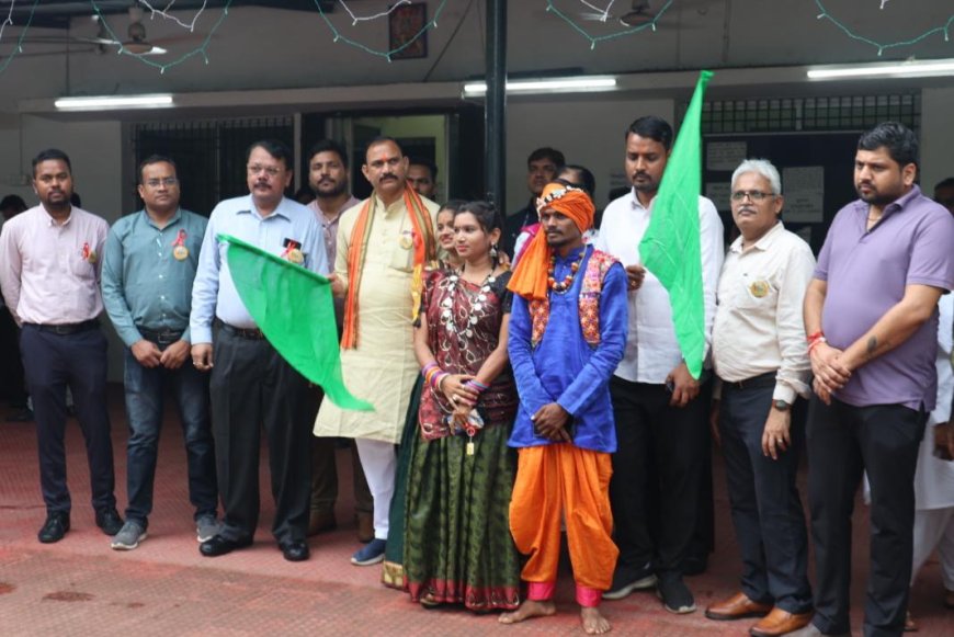 एड्स जागरूकता,राज्य को एचआईवी पाजिटिव फ्री बनाने एड्स जागरूपता वाहन रवाना