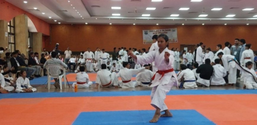 नेशनल कराते चैम्पियनशिप के दूसरे दिन एमपी-छत्तीसगढ़ के खिलाड़ियों का जलवा