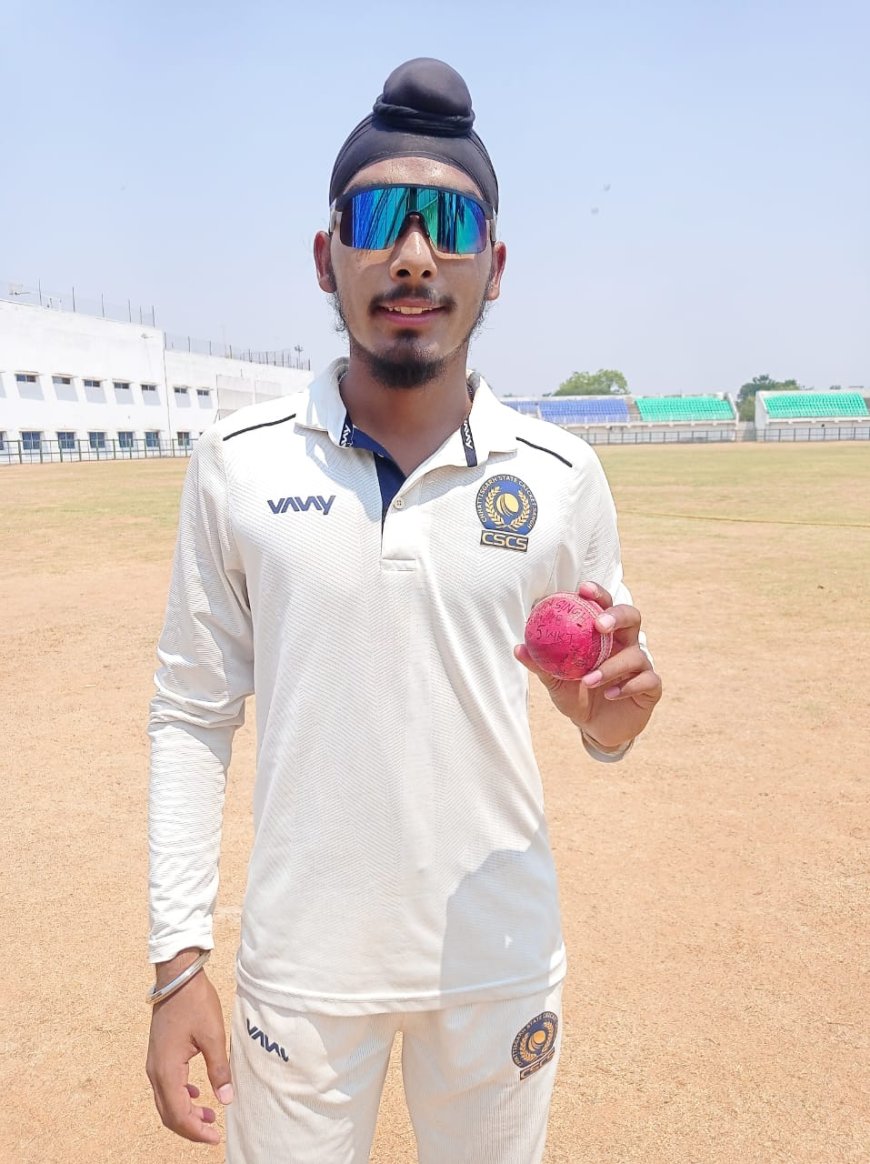 बुधी बाबू टुर्नामेंट: छत्तीसगढ़ ने महाराष्ट्र के खिलाफ बढ़त बनाई