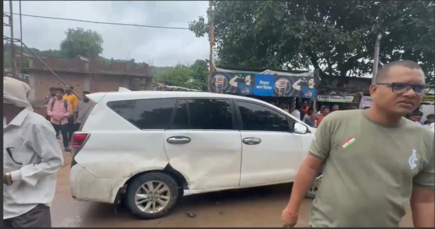 फिल्मी स्टाइल पीछा… पुलिस की स्कॉर्पियो और बाइक को ठोकती भागी इनोवा