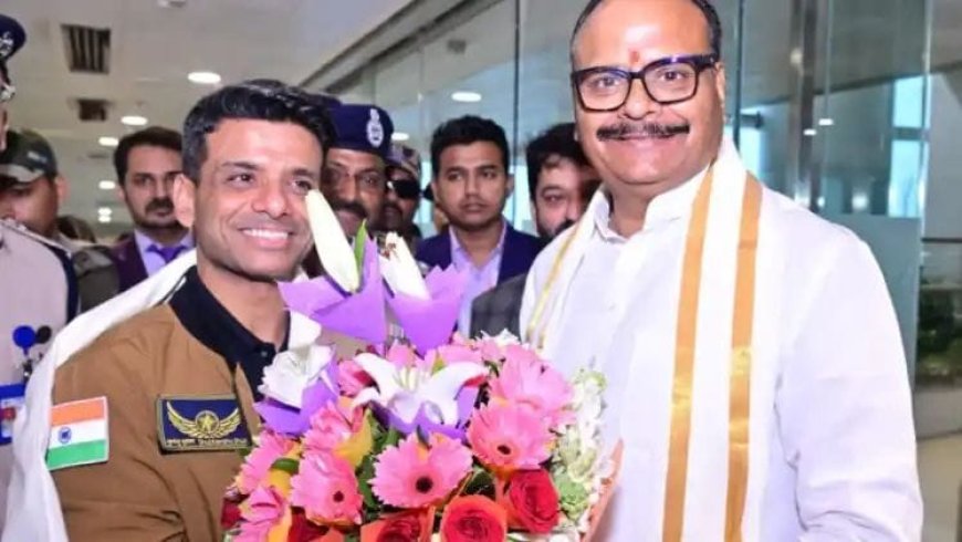 गौरव और गर्व :अंतरिक्ष यात्रा के बाद पहली बार लखनऊ पहुंचे शुभांशु शुक्ला, हुआ जबरदस्त स्वागत