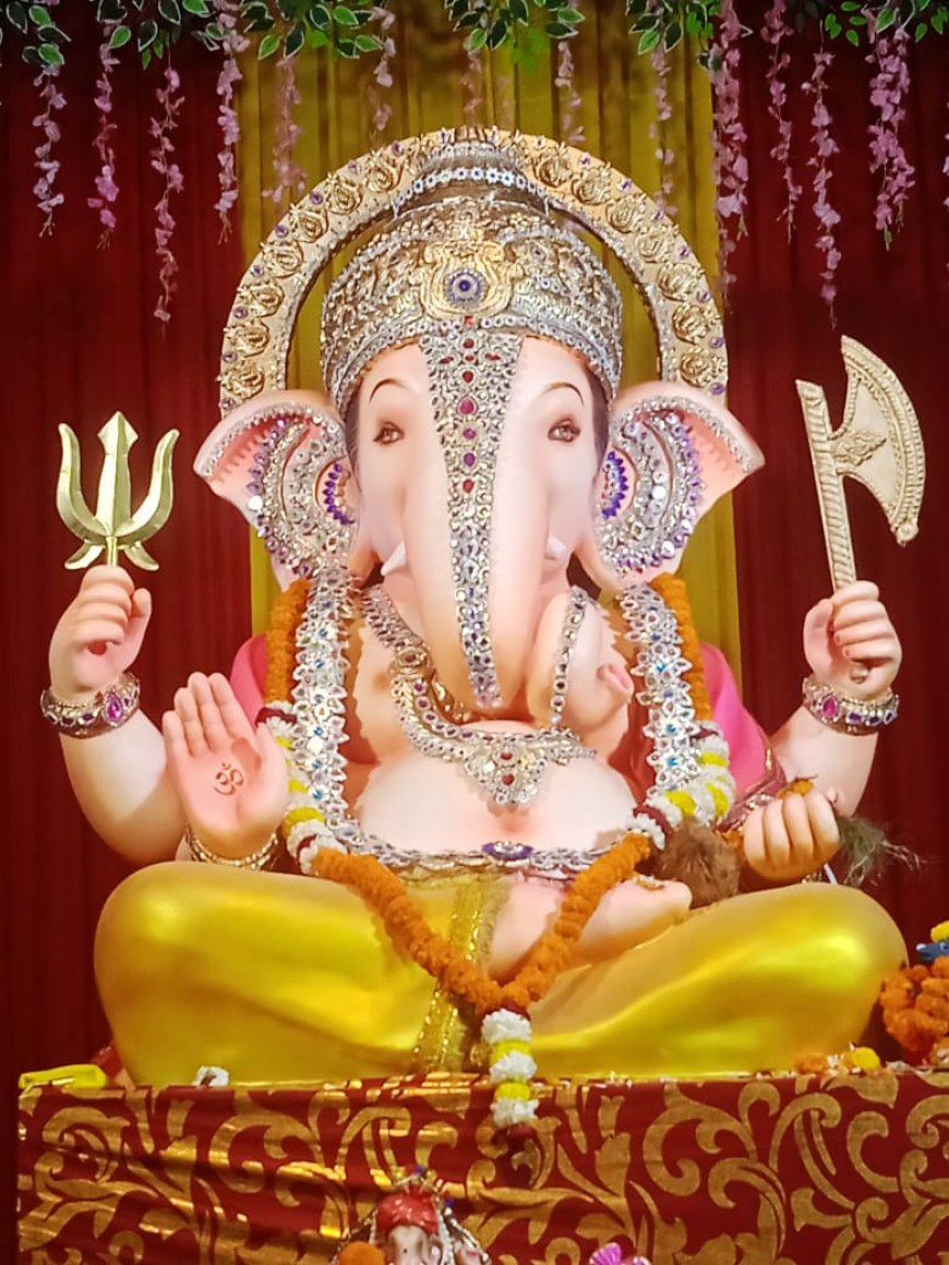 गणेश उत्सव की धूम, अलग-अलग समितियों ने सजाई प्रतिमाएं