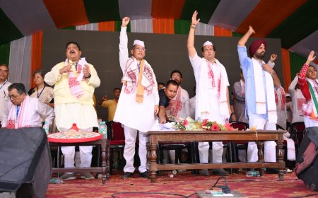 असम ‘‘वोट चोर गद्दी छोड़’’ कार्यक्रम में छत्तीसगढ़ की उपस्थिति