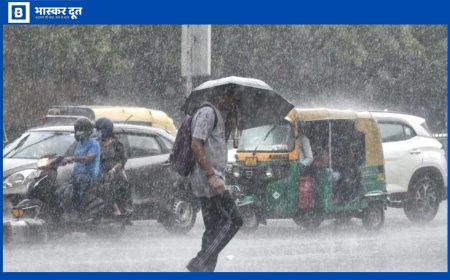 छत्तीसगढ़ में मानसूनी बारिश का असर: कई जिलों में सामान्य से 29% से 52% अधिक वर्षा, 92% कोटा पूरा.