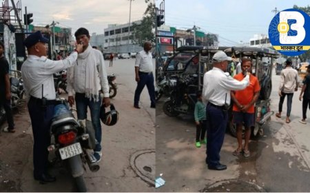 छत्तीसगढ़ में ड्रंक एंड ड्राइव पर सख्ती: रायपुर और बिलासपुर में 1100+ चालकों के लाइसेंस निलंबित.