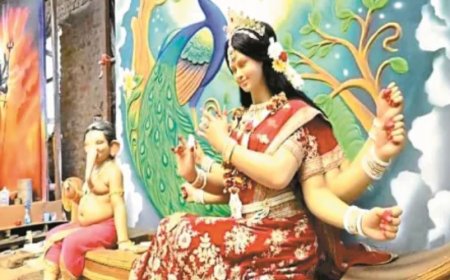 राजनांदगांव के कुमर्दा गांव की दुर्गा प्रतिमाएं देशभर में मशहूर, बना मूर्तिकला का नया केंद्र.