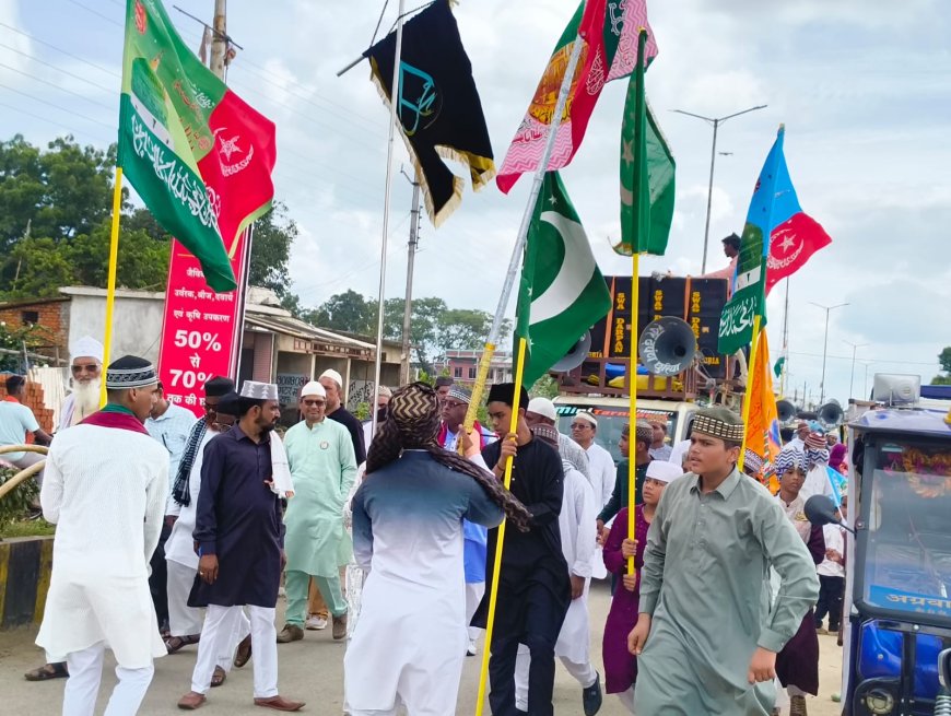 छुरिया नगर में धूमधाम से मनाया गया जश्ने ईद मिलादुन्नबी का त्यौहार 