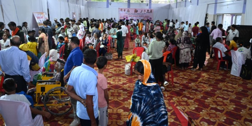 आधार कार्ड समस्या निवारण शिविर का हजारों लोगों ने लिया लाभ