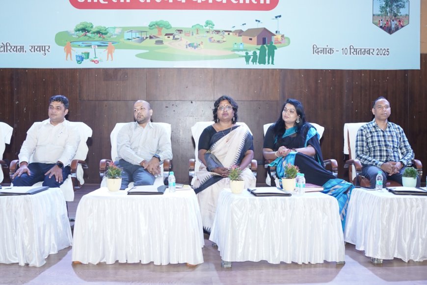 सरपंचों ने जाना ठोस-तरल,प्लास्टिक अपशिष्ट और सीवेज प्रबंधन