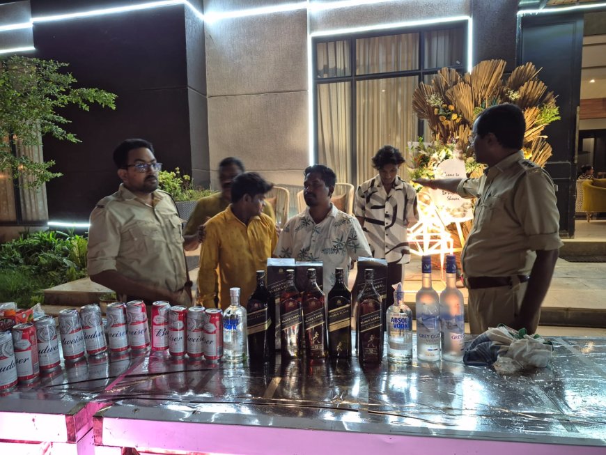 आबकारी विभाग की बड़ी कार्रवाई : विदेशी मदिरा ज़ब्त, आरोपी गिरफ्तार
