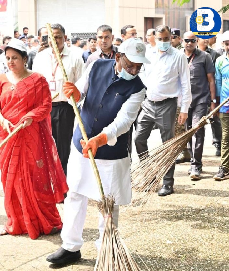 पीएम के जन्मदिवस पर ‘स्वच्छता ही सेवा पखवाड़ा का मुख्यमंत्री ने किया शुभारंभ